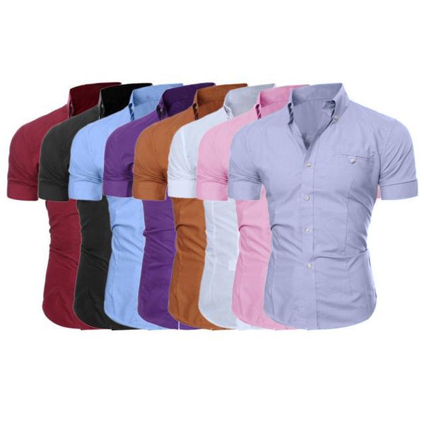 2019 new style ishowtienda men fashion luxury business stylish slim fit short sleeve casual shirt comfortable, White;black
2019 new style ishowtienda men fashion luxury business stylish slim fit short sleeve casual shirt comfortable, White;black
