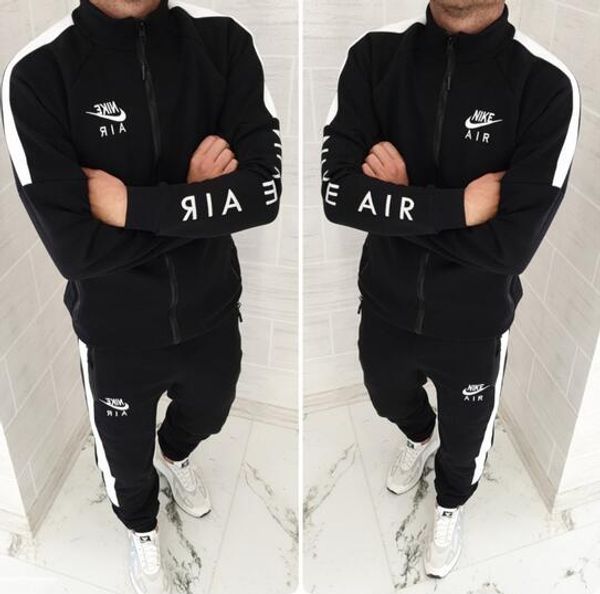 nk 2019 men designers tracksuits cardigan jackets hooded hoodies long pants sweatsuits casual active print suits 2 pcs mens clothing b02, Gray
nk 2019 men designers tracksuits cardigan jackets hooded hoodies long pants sweatsuits casual active print suits 2 pcs mens clothing b02, Gray
