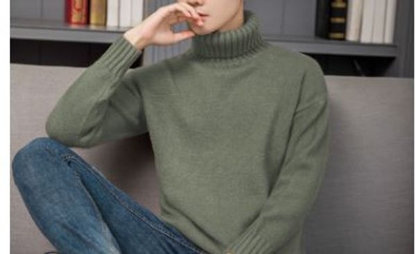 2018 new autumn and winter men's high collar solid color wool pullover casual wild warm men's knit jacket, White;black
2018 new autumn and winter men's high collar solid color wool pullover casual wild warm men's knit jacket, White;black