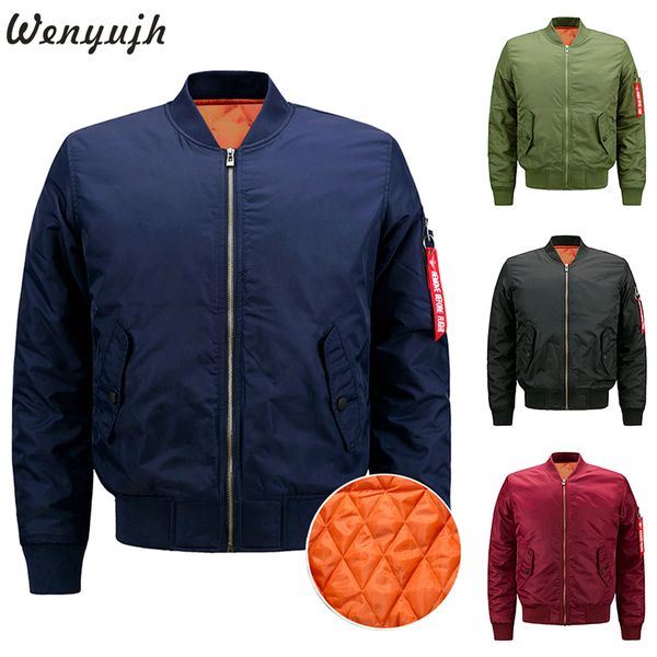 wenyujh 2019 men's fashion fall winter warm zipper closure baseball bomber jacket male plus size 6xl flight jacket new outwear, Black;brown
wenyujh 2019 men's fashion fall winter warm zipper closure baseball bomber jacket male plus size 6xl flight jacket new outwear, Black;brown