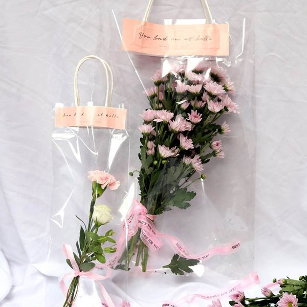 10pcs/lot florist decoration long tote pvc clear bag flower bouquet bagging portable transparent gift bag collocation packaging
10pcs/lot florist decoration long tote pvc clear bag flower bouquet bagging portable transparent gift bag collocation packaging