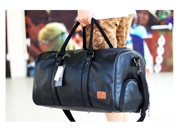 factory outlet brand package outdoor leisure leather fitness bag large capacity portable travel bag korean simplified thickening leather
factory outlet brand package outdoor leisure leather fitness bag large capacity portable travel bag korean simplified thickening leather