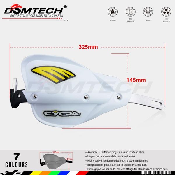 dsmtech probend handguards for exc enduro husqvarna te crf wrf drz klx motorcycle dirt bike atv silver probend bars
dsmtech probend handguards for exc enduro husqvarna te crf wrf drz klx motorcycle dirt bike atv silver probend bars