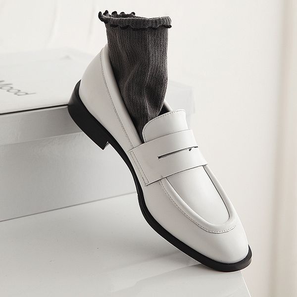 chaussures femme oxford shoes women's flat shoes genuine leather mixed color 2020 new spring elegant and simple loafers mujer, Black
chaussures femme oxford shoes women's flat shoes genuine leather mixed color 2020 new spring elegant and simple loafers mujer, Black
