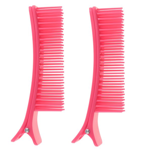 2 pieces salon hairdressing barber hair cutting styling clips combs tools for women girls green/rose red, Brown
2 pieces salon hairdressing barber hair cutting styling clips combs tools for women girls green/rose red, Brown