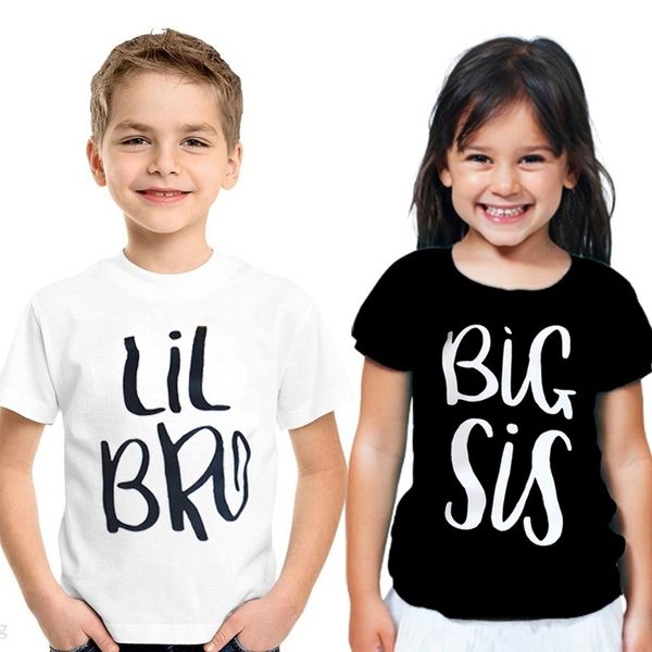 new sis bro matching clothing letter t-shirts little brother baby boy casual t-shirt big sister summer girls tee, Blue
new sis bro matching clothing letter t-shirts little brother baby boy casual t-shirt big sister summer girls tee, Blue