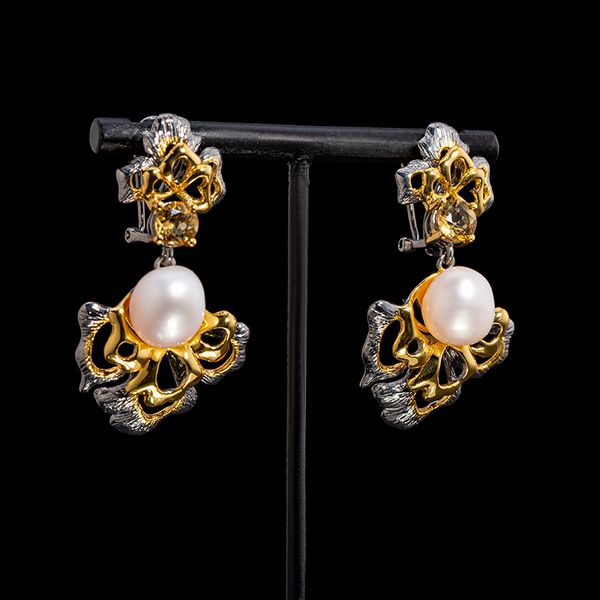 fashion design jewelry natural pearl handmade inlay boutique earrings, Golden;silver
fashion design jewelry natural pearl handmade inlay boutique earrings, Golden;silver