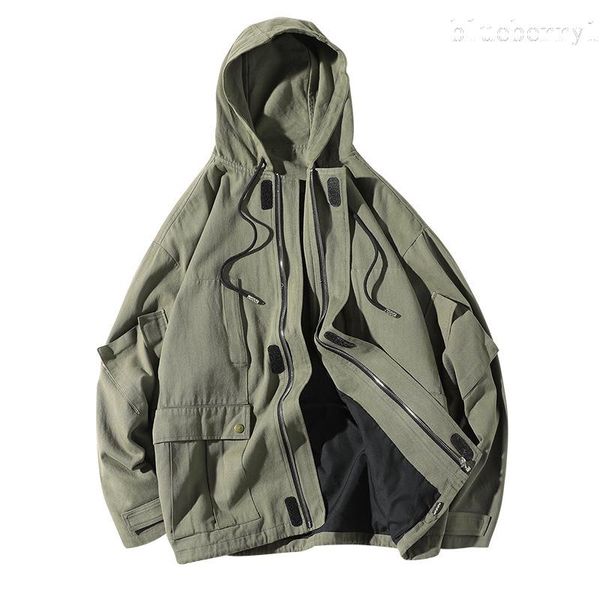 men's jackets men bomber jacket fashion retro tooling wind denim man casual loose hooded coat street hip hop, Black;brown
men's jackets men bomber jacket fashion retro tooling wind denim man casual loose hooded coat street hip hop, Black;brown