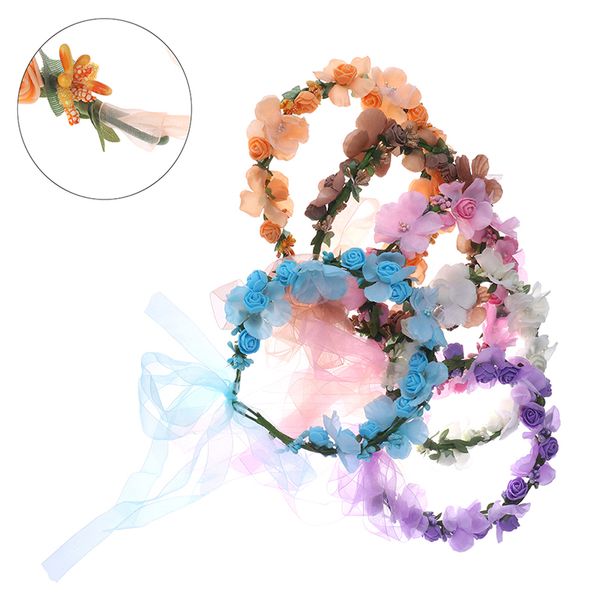 women wedding rose artificial flower garland wreath headband and wedding hair wreath hair band ornaments beach wrape gift
women wedding rose artificial flower garland wreath headband and wedding hair wreath hair band ornaments beach wrape gift