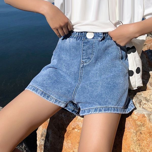 streetwear summer women denim shorts 2020 new arrival high elastic waist wide leg shorts jeans black blue white pink short femme
streetwear summer women denim shorts 2020 new arrival high elastic waist wide leg shorts jeans black blue white pink short femme
