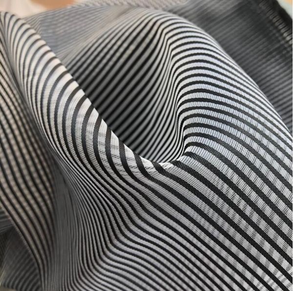 encrypted eugene yarn black stripe transparent hard mesh fabric diy home textiles patch wedding tweed mannequin fabric telas por metro c577, Black;white
encrypted eugene yarn black stripe transparent hard mesh fabric diy home textiles patch wedding tweed mannequin fabric telas por metro c577, Black;white