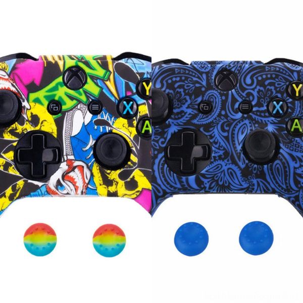 hosim xbox silicone protective case cover cap grips with thumb grips for 1set one x s gaming controller 
hosim xbox silicone protective case cover cap grips with thumb grips for 1set one x s gaming controller