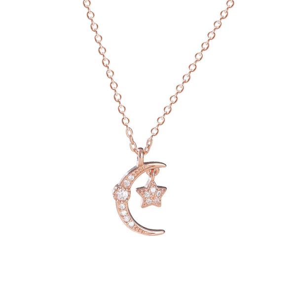 hemiston 925 sterling silver necklace goddess temperament star moon pave zircon star moon necklace
hemiston 925 sterling silver necklace goddess temperament star moon pave zircon star moon necklace