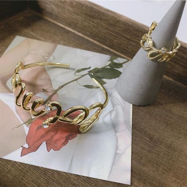 earrings & necklace women simple temperament wild letters inlaid rhinestone bracelet ring ins bracelets, Silver
earrings & necklace women simple temperament wild letters inlaid rhinestone bracelet ring ins bracelets, Silver