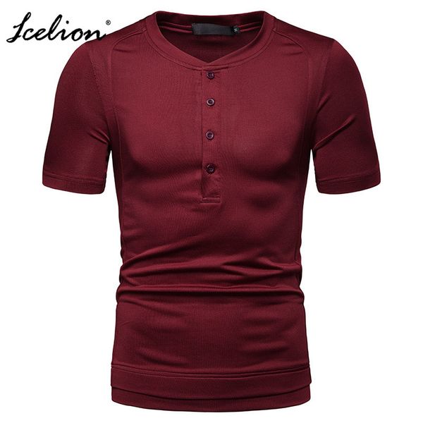 icelion 2019 summer short sleeve t shirt men buttons stand collar fitness t-shirt fashion summer thin solid slim fit tshirt, White;black
icelion 2019 summer short sleeve t shirt men buttons stand collar fitness t-shirt fashion summer thin solid slim fit tshirt, White;black
