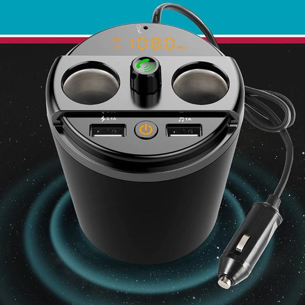 cup shape bluetooth 2020 new arrival black silver car bluetooth handskit usb cigarette lighter fm transmitter
cup shape bluetooth 2020 new arrival black silver car bluetooth handskit usb cigarette lighter fm transmitter