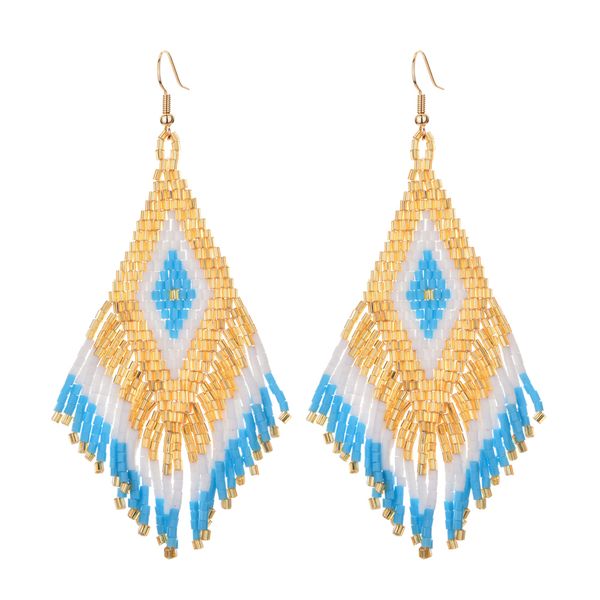 zmzy women's ethnic rhombus glass beads tassel drop earrings fashion jewelry vintage gypsy boho earrings jhumka, Silver
zmzy women's ethnic rhombus glass beads tassel drop earrings fashion jewelry vintage gypsy boho earrings jhumka, Silver