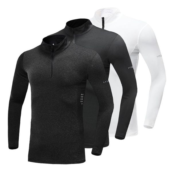running jerseys men's dry compression shirt fitness rashgard long sleeve gym t-shirt sports sportswear, Black;blue
running jerseys men's dry compression shirt fitness rashgard long sleeve gym t-shirt sports sportswear, Black;blue