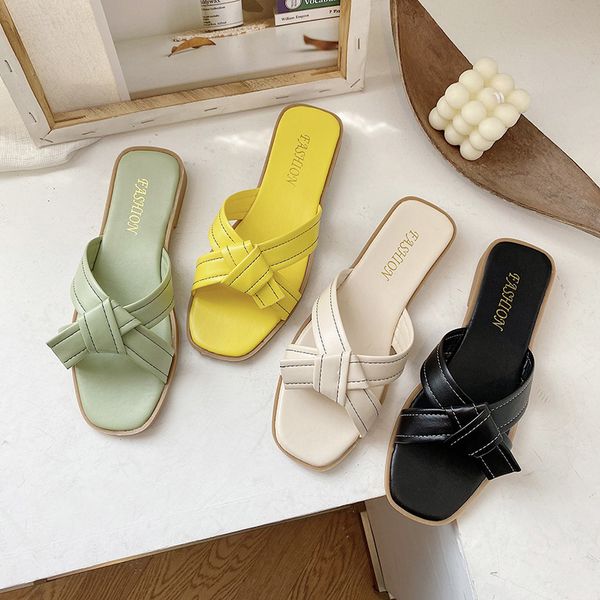 female shoes ladies' slippers slides 2020 soft flat summer pu rome basic shoes woman's slippers slides, Black
female shoes ladies' slippers slides 2020 soft flat summer pu rome basic shoes woman's slippers slides, Black
