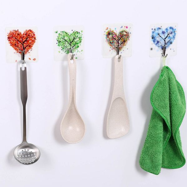 seamless pvc hook self-adhesive hook printed key kitchen wall-mounted storage rack
seamless pvc hook self-adhesive hook printed key kitchen wall-mounted storage rack