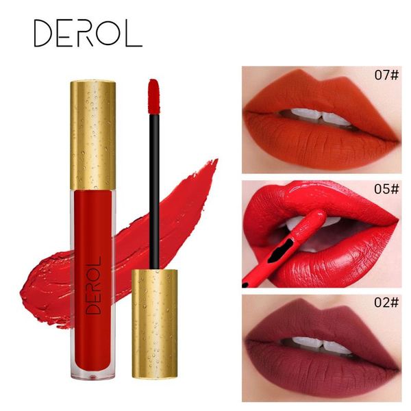 derol matte shimmer liquid lipstick waterproof moisturizer smooth lip gloss long-lasting lip tint cosmetic makeup
derol matte shimmer liquid lipstick waterproof moisturizer smooth lip gloss long-lasting lip tint cosmetic makeup