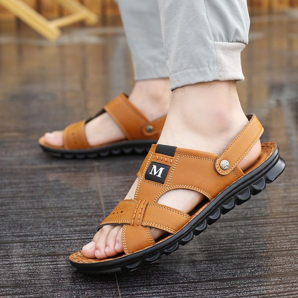 summer sandals men leather classic roman sandals 2020 slipper outdoor sneaker beach rubber flip flops men water trekking, Black
summer sandals men leather classic roman sandals 2020 slipper outdoor sneaker beach rubber flip flops men water trekking, Black