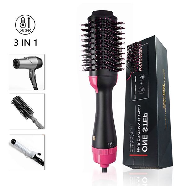 3-in-1 hair dryer & hair curler & comb one step air brush electric blow dryer brush negative ion hair straightener curler
3-in-1 hair dryer & hair curler & comb one step air brush electric blow dryer brush negative ion hair straightener curler