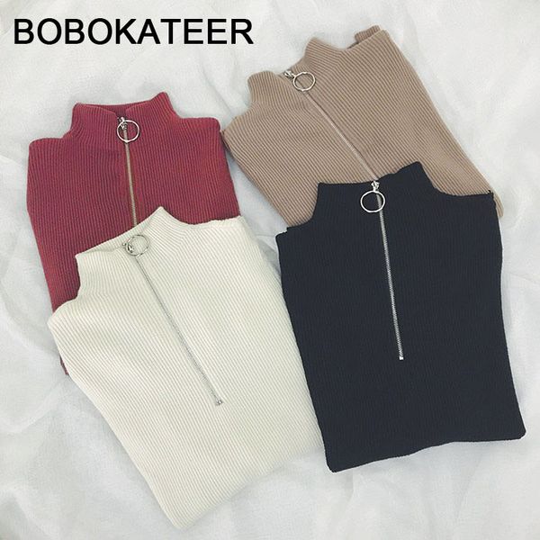 bobokateer pull femme hiver christmas sweater women winter clothes women turtleneck knitted pullover sueter mujer invierno 2018, White;black
bobokateer pull femme hiver christmas sweater women winter clothes women turtleneck knitted pullover sueter mujer invierno 2018, White;black