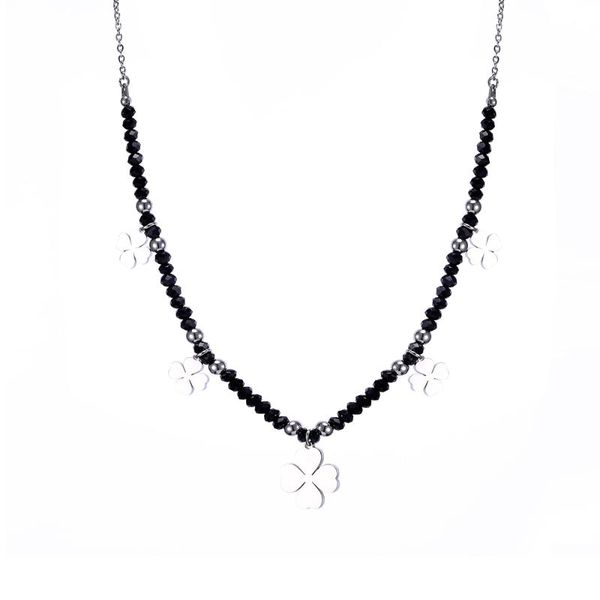 crystal beaded jewelry choker necklace for women classic beads chain stainless steel clover star heart necklaces & pendants gift, Golden;silver
crystal beaded jewelry choker necklace for women classic beads chain stainless steel clover star heart necklaces & pendants gift, Golden;silver