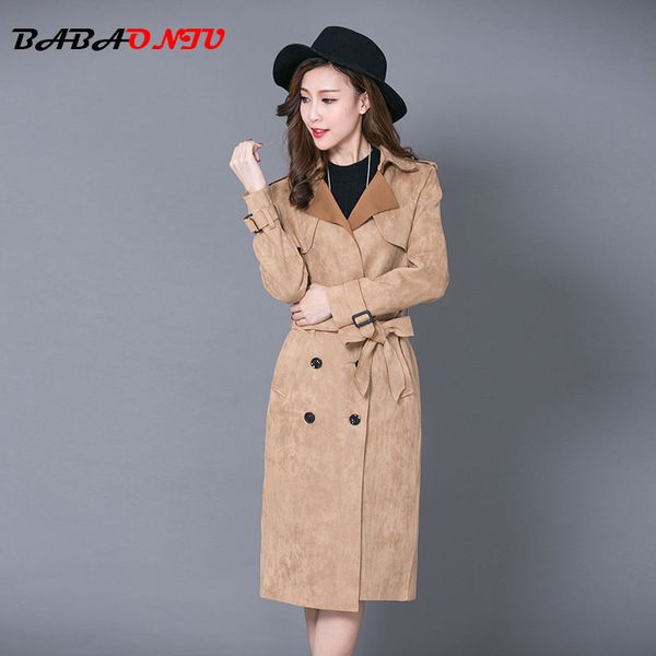 plus size 6xl women fashion coats 2019 spring lapel long trench coat autumn female matching vintage elegant temperament overcoat, Black;brown
plus size 6xl women fashion coats 2019 spring lapel long trench coat autumn female matching vintage elegant temperament overcoat, Black;brown