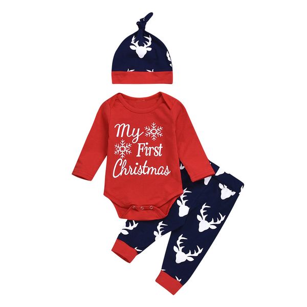 3шт новорожденных baby girl my first christmas deer bodysuit печати брюки hat xmas экипировка одежда для младенцев девочка одежда набор для, White
3шт новорожденных baby girl my first christmas deer bodysuit печати брюки hat xmas экипировка одежда для младенцев девочка одежда набор для, White