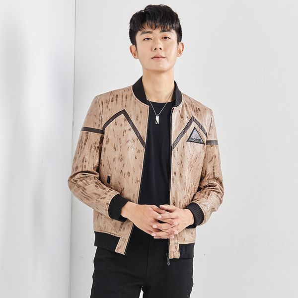 ptslan 2019 men genuine leather jacket real lambskin jackets natural sheepskin coat clothes motorcycle, Black
ptslan 2019 men genuine leather jacket real lambskin jackets natural sheepskin coat clothes motorcycle, Black