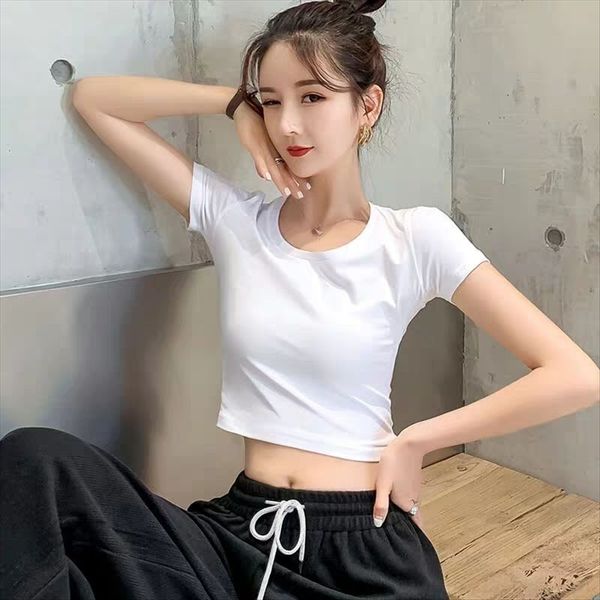 navel short t-shirt half sleeve t-shirt leakage navel high waist tight slim women's 2020 new, White
navel short t-shirt half sleeve t-shirt leakage navel high waist tight slim women's 2020 new, White