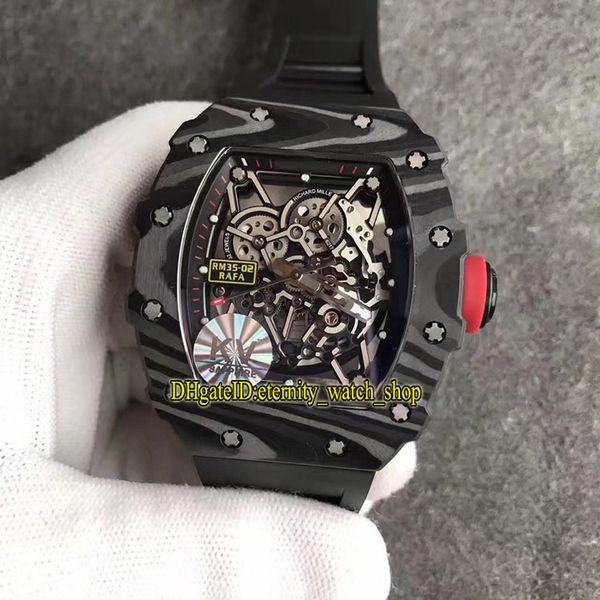 kv version rm 35-02 rafael nadal ntpt carbon fiber case japan nh automatic skeleton dial rm35-02 035 mens watch rubber designer watches, Slivery;brown 
kv version rm 35-02 rafael nadal ntpt carbon fiber case japan nh automatic skeleton dial rm35-02 035 mens watch rubber designer watches, Slivery;brown