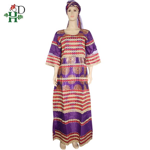 h&d african dashiki dresses for women african style embroidery bazin dress traditional long dress with turban 2019 lady clothes, Red
h&d african dashiki dresses for women african style embroidery bazin dress traditional long dress with turban 2019 lady clothes, Red
