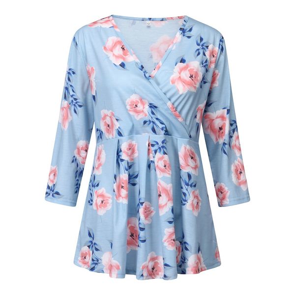 women's maternity clothes blouse spring floral 3/4 sleeve v-neck nursing breastfeeding for pregnant pregnancy t-shirt cf, White
women's maternity clothes blouse spring floral 3/4 sleeve v-neck nursing breastfeeding for pregnant pregnancy t-shirt cf, White
