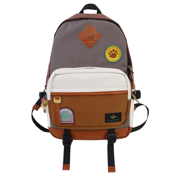 backpack for couple fashion backpack stitching color student large-capacity school bag sports and leisure computer travel bag
backpack for couple fashion backpack stitching color student large-capacity school bag sports and leisure computer travel bag