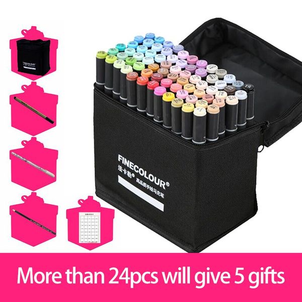 finecolour ef103 alcohol based art markers with bag 12/24/36/48/60/72/240 colors oily soft double-headed marker pen professional
finecolour ef103 alcohol based art markers with bag 12/24/36/48/60/72/240 colors oily soft double-headed marker pen professional