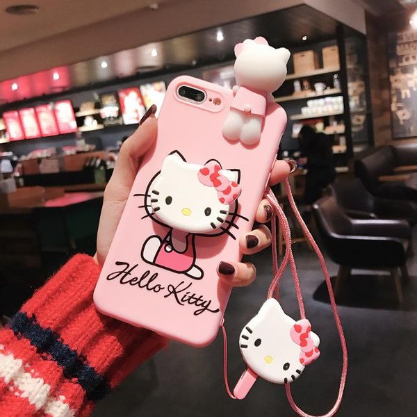 luxury 3d cute cartoon cat holder stand pink silicone phone case for iphone 11 pro 7 8 plus x xr xs max back cover case with lanyard
luxury 3d cute cartoon cat holder stand pink silicone phone case for iphone 11 pro 7 8 plus x xr xs max back cover case with lanyard