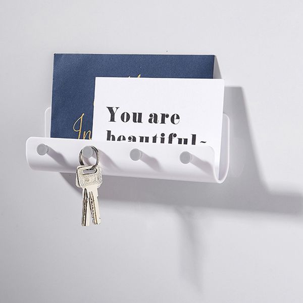 1pcs настенный висячие key вешалка стойка с 4 hook стеллаж для хранения u-образный держатель для хранения sundries организованной шельфа
1pcs настенный висячие key вешалка стойка с 4 hook стеллаж для хранения u-образный держатель для хранения sundries организованной шельфа