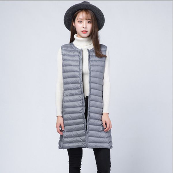 2019 new women's jacket thin winter white duck down warm long coat casual elegant female windproof solid color fashion outwear, Black
2019 new women's jacket thin winter white duck down warm long coat casual elegant female windproof solid color fashion outwear, Black
