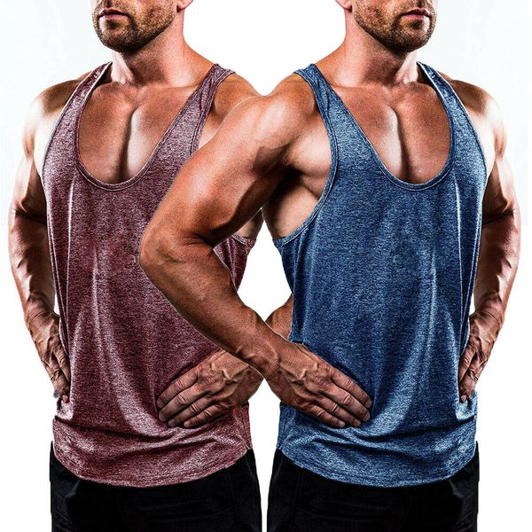 gym men's muscle sleeveless tank t-shirt bodybuilding sport fitness vest summer, Black;blue
gym men's muscle sleeveless tank t-shirt bodybuilding sport fitness vest summer, Black;blue