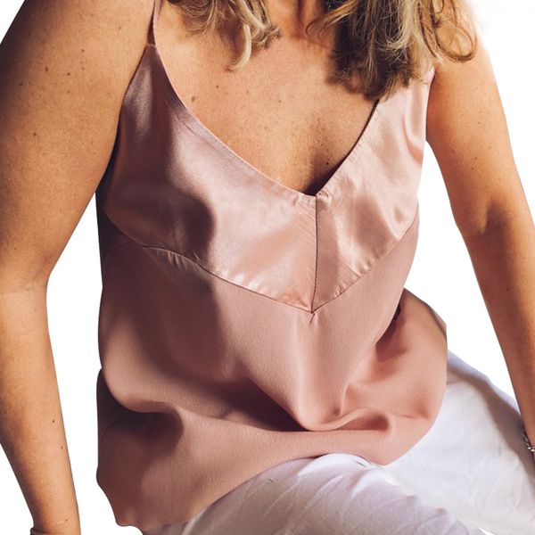women camisole casual summer gift v neck pullover girl soft solid loose blouse tank ladies daily, White
women camisole casual summer gift v neck pullover girl soft solid loose blouse tank ladies daily, White