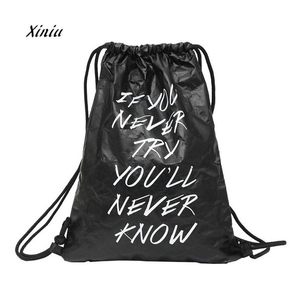1pc drawstring bag pocket women neutral letter kraftpaper backpack water repellent female vintage travel drawstring pocket
1pc drawstring bag pocket women neutral letter kraftpaper backpack water repellent female vintage travel drawstring pocket