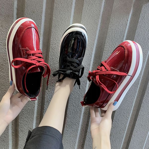 autumn women oxford shoes casual female sneakers round toe platform all-match increas height 2019 fashion women's flats, Black
autumn women oxford shoes casual female sneakers round toe platform all-match increas height 2019 fashion women's flats, Black