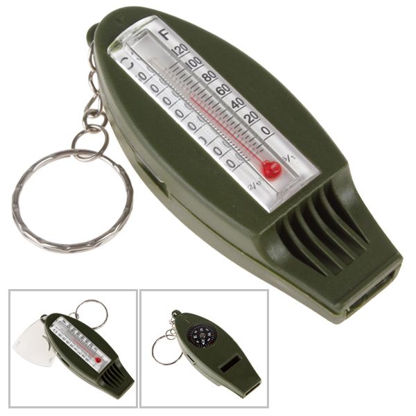 4-in-1 outdoor multifunctional survival whistle + compass + magnifying + thermometer for camping with key ring
4-in-1 outdoor multifunctional survival whistle + compass + magnifying + thermometer for camping with key ring