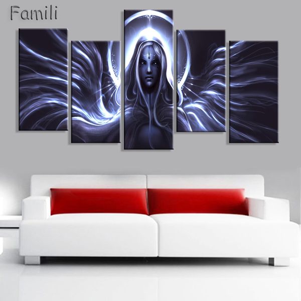 5Pieces Canvas Art Paintings By Numbers Wall Pictures Canvas Oil Painting Calligraphy Devil May Cry Angel Wings Pictures
5Pieces Canvas Art Paintings By Numbers Wall Pictures Canvas Oil Painting Calligraphy Devil May Cry Angel Wings Pictures