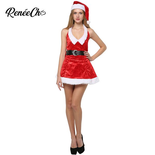 santa claus costume women christmas costume female new year backless halter red dress hat suit ms santa babe, Black;red
santa claus costume women christmas costume female new year backless halter red dress hat suit ms santa babe, Black;red