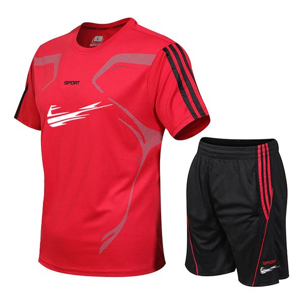 new brand men's running sets youth sports basketball kit clothing fitness t shirts+shorts breathable quick-dry gym jogging suit, Black;blue
new brand men's running sets youth sports basketball kit clothing fitness t shirts+shorts breathable quick-dry gym jogging suit, Black;blue