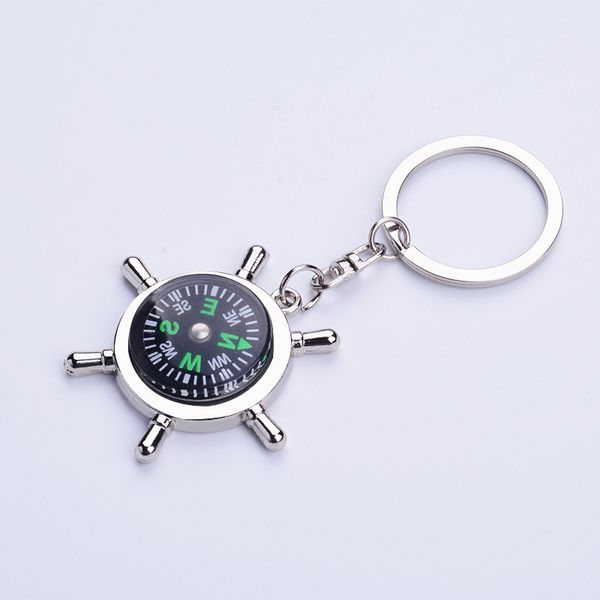 creative helmsman compass keychain car key ring pendant business activities small promotion keychains gifts, Silver
creative helmsman compass keychain car key ring pendant business activities small promotion keychains gifts, Silver